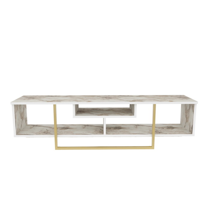 Hanah Home Asal 150 - Gold, Ephesus Soporte de TV Oro y Blanco Hanah Home Asal 150 - Gold, Ephesus Soporte de TV Oro y Blanco